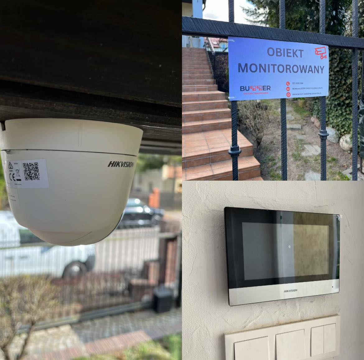 Montaż monitoringu i wideodomofonu - ostatnia realizacja BUZZER